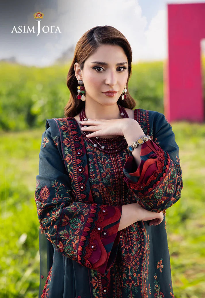 AJELLD-04 EMBROIDERED LAWN Stitched 3PC