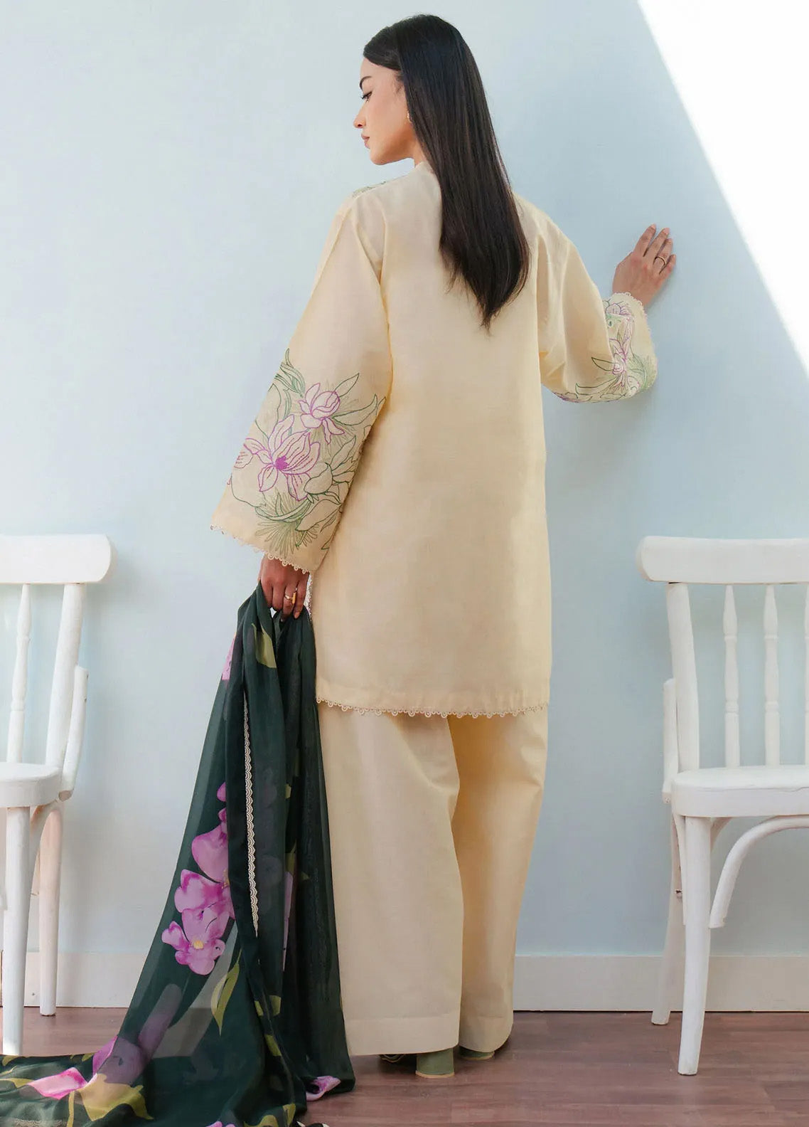 COCO LAWN EMB 2pc UNSTITCHED (#001) UNSTITCHED