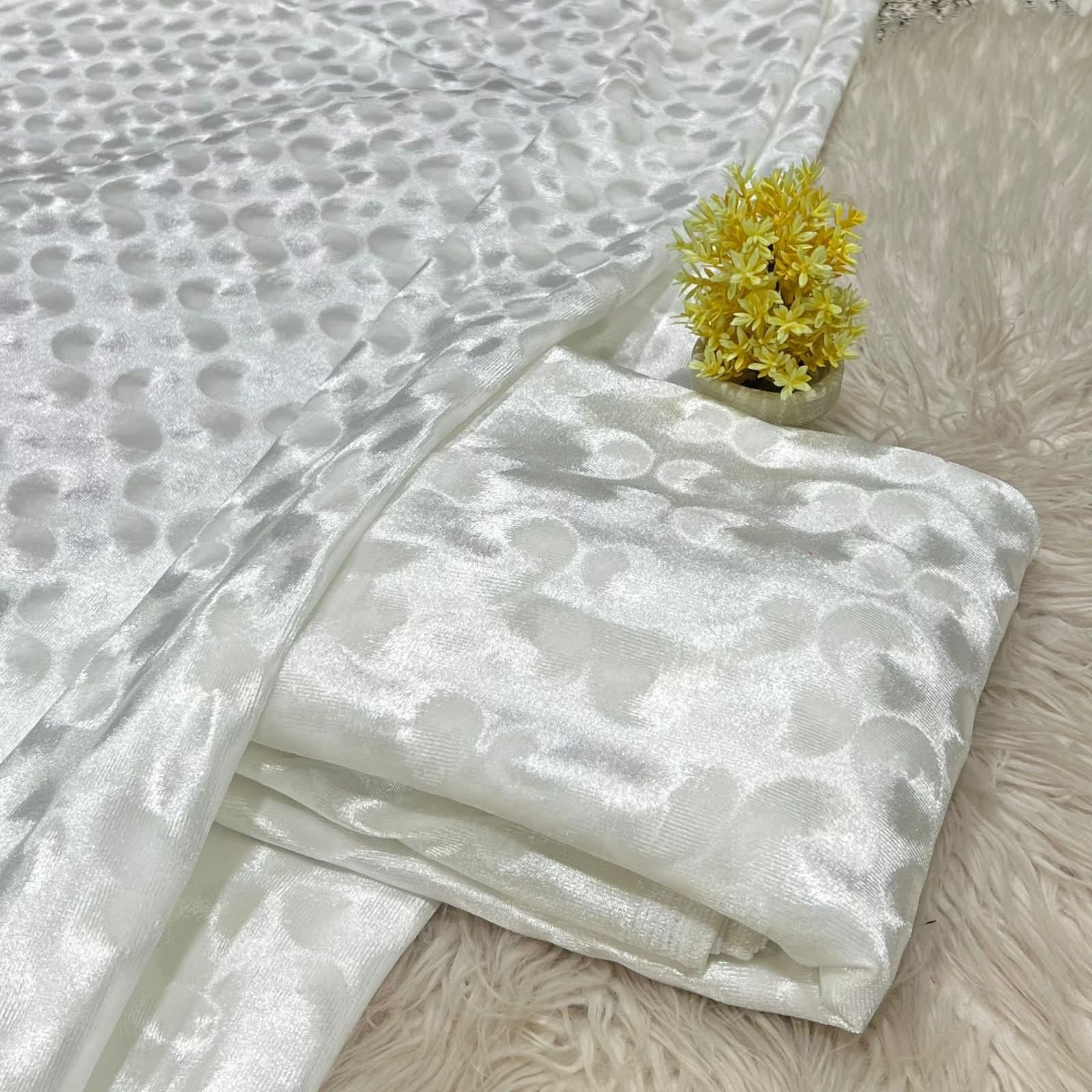 2pc Elegant Velvet pluchi Winter Collection  D-7515