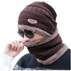 Beanie Wool Cap With Neck Warmer. Full Set-2 Pieces