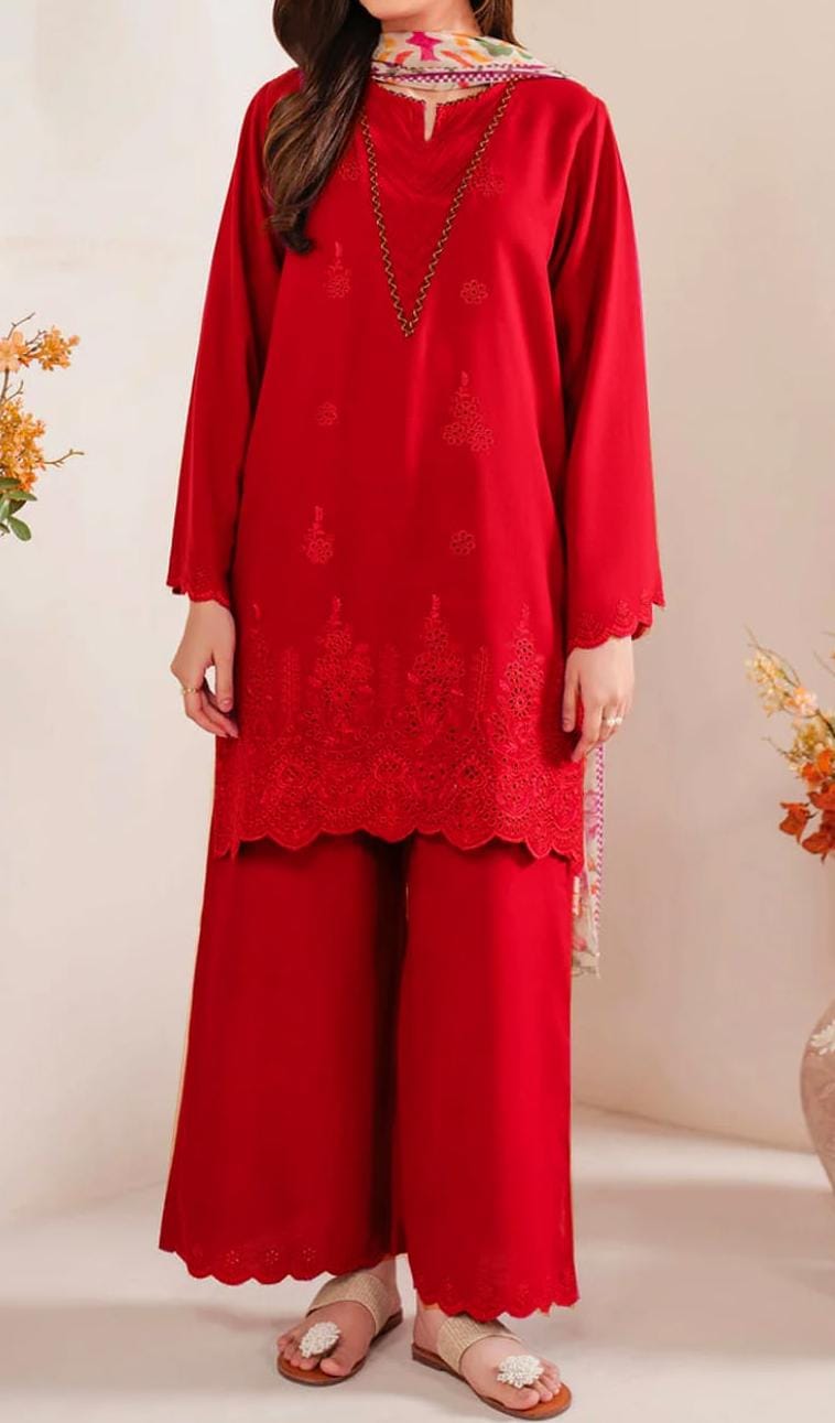 🌸 SUMMER'S COLLECTION 🌸  🟥 BRAND NAME : SAPPHIRE 🟨 CATEGORY : LAWN 3PC EMBROIDERED (005)