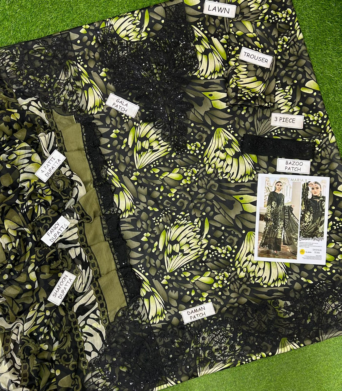 Lawn collection 2026 Maria b MOST DEMANDING EDITION 03PCS UNSTITCHED SUIT