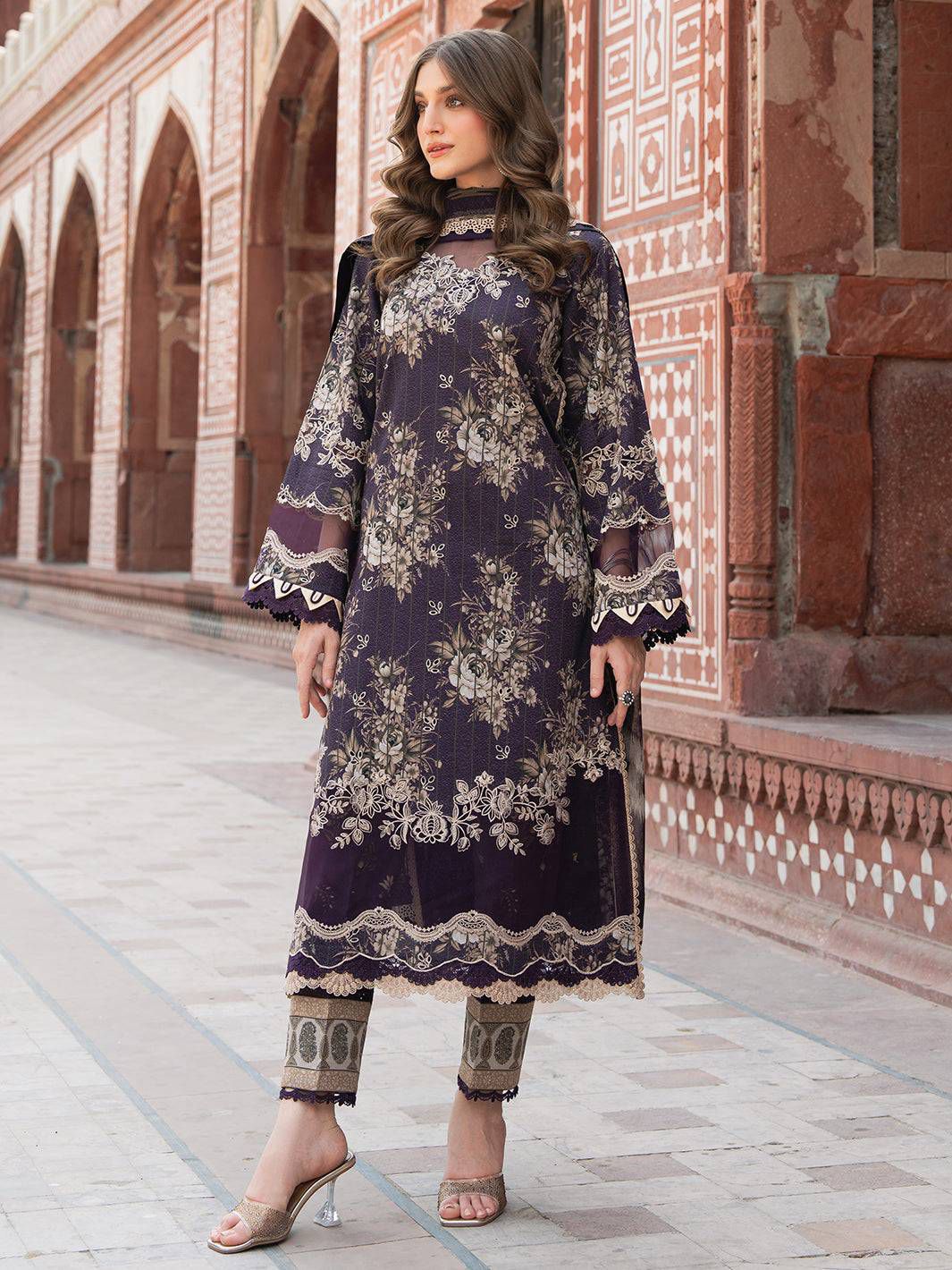 Lawn collection 2026 BIN Ilyas MOST DEMANDING EDITION 03PCS UNSTITCHED SUIT