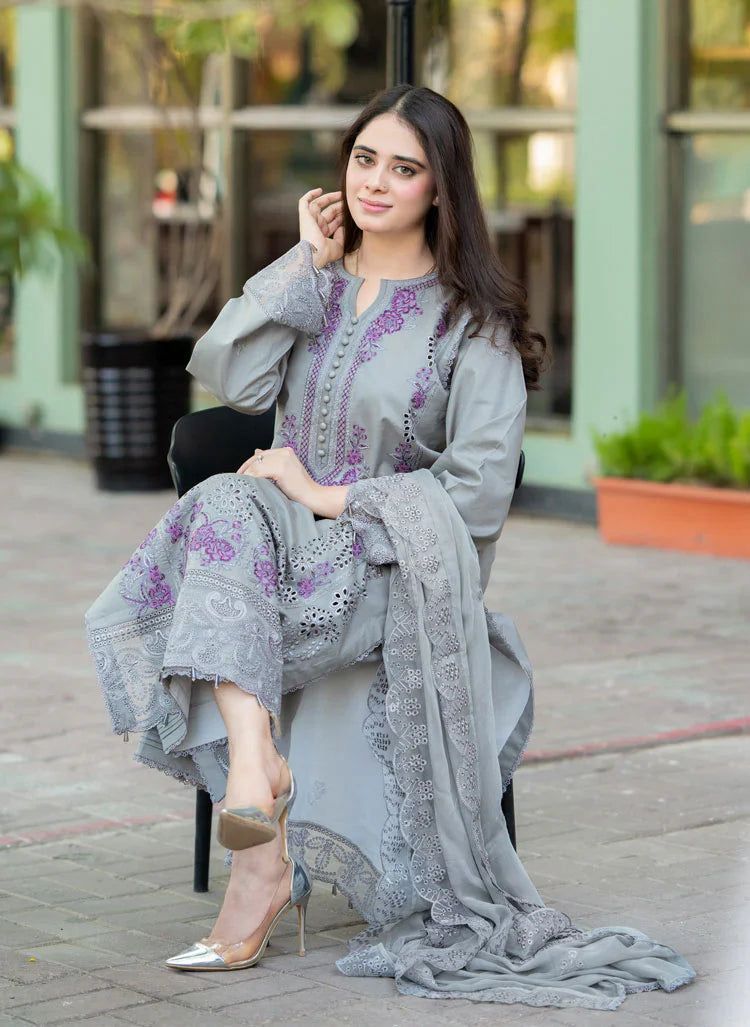 Mushq MOST DEMANDING EDITION 03PCS UNSTITCHED SUIT