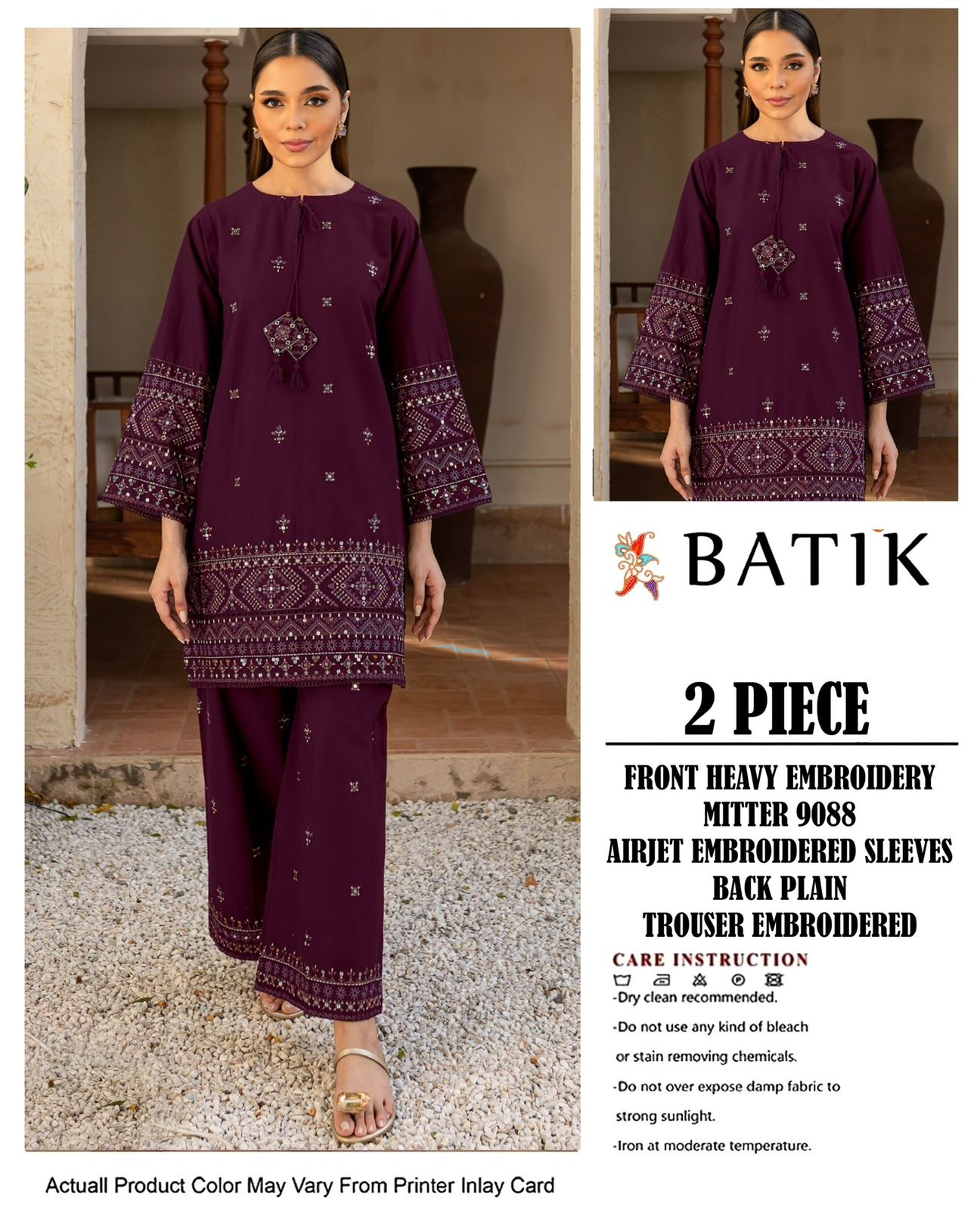 BATIK 2pc UNSTITCHED