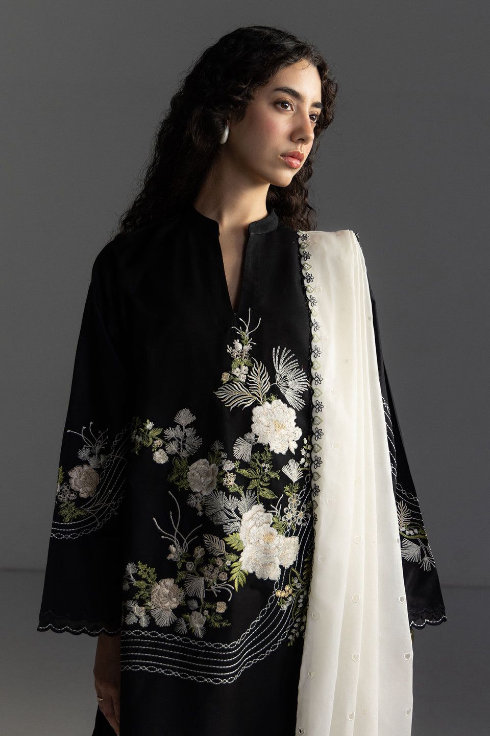 Coco Lawn By Zara Shahjahan Embroidered Lawn Suits Unstitched 3 Piece - CCLZSL9A - Evia - Summer Collection