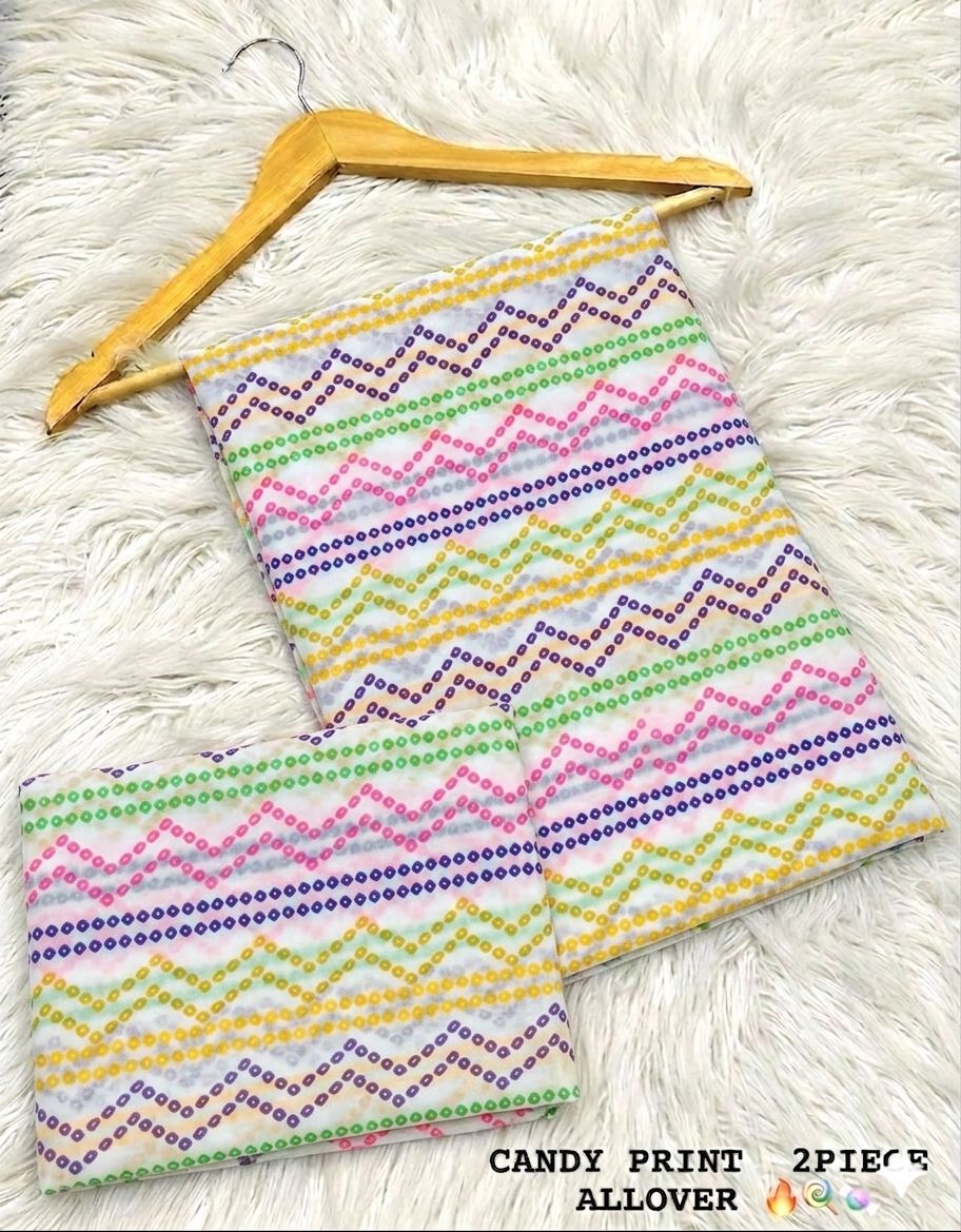 Rangeen-Prints _ALLOVER LAWN 2pc Candy Prints (015)